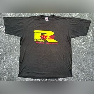 Vintage ‘Renaut News Service’ Single Stitch Made in USA T-Shirt Size XL